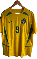 Brazil 2002 Home Shirt – Ronaldo #9 – XL