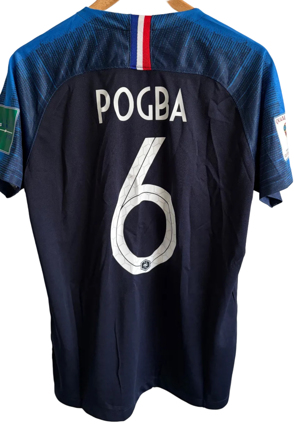 France 2018 Away Shirt – Pogba #6 – M