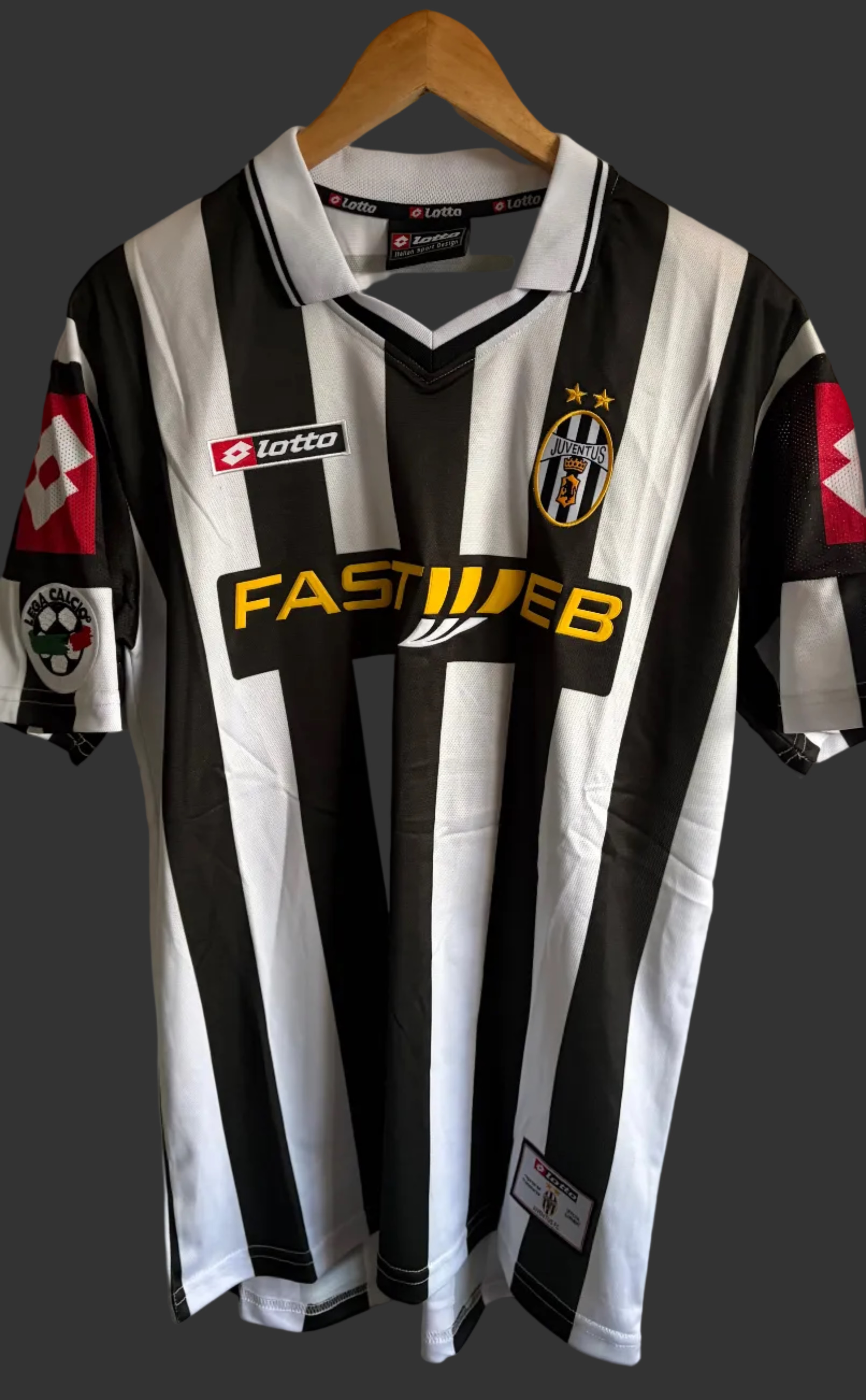 Juventus 2001/02 Home Shirt – Del Piero #10 – L