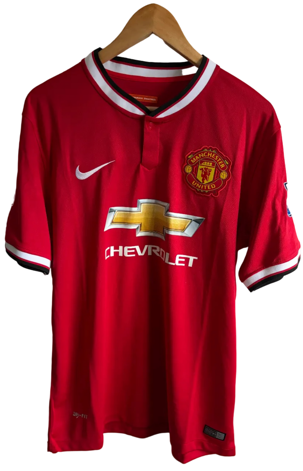 Manchester United 2014/15 Home Shirt – No Print – L