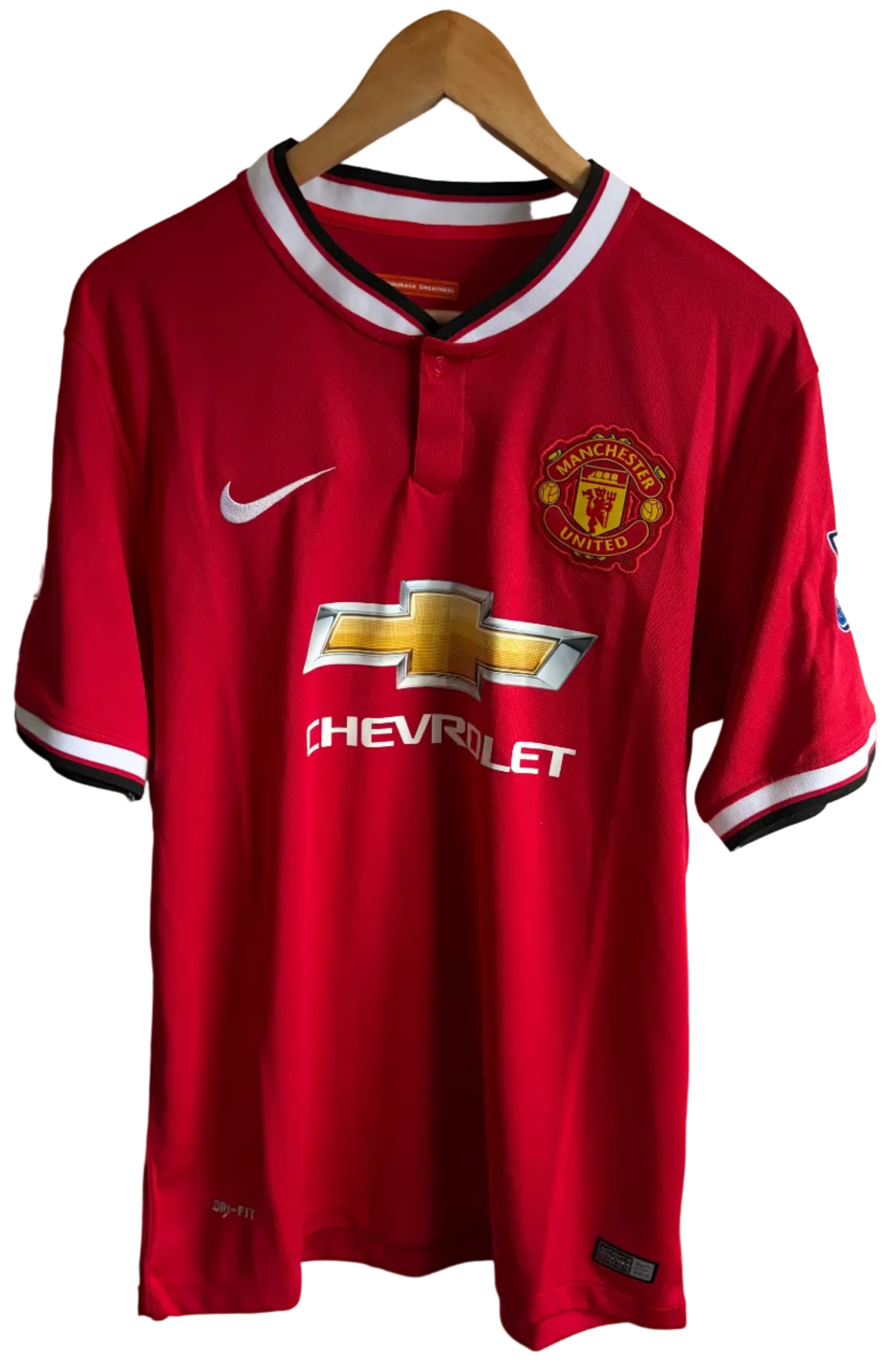 Manchester United 2014/15 Home Shirt – No Print – L