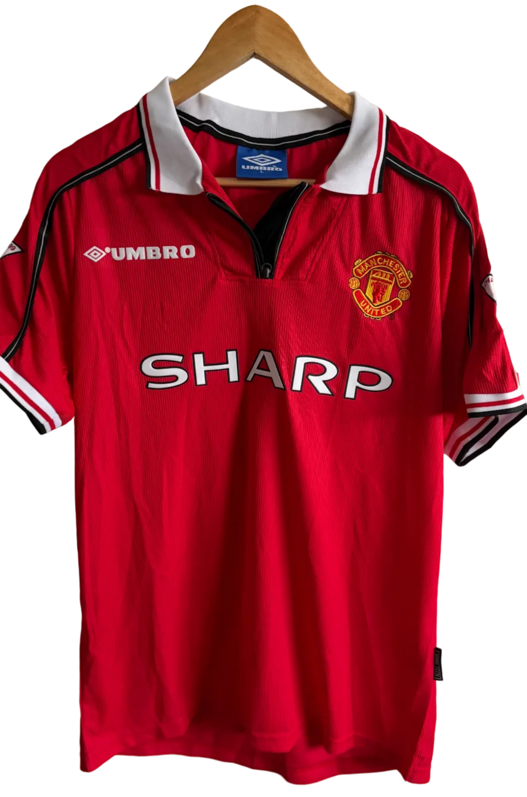 Manchester United 1998/99 Home Shirt – Beckham #7 – L