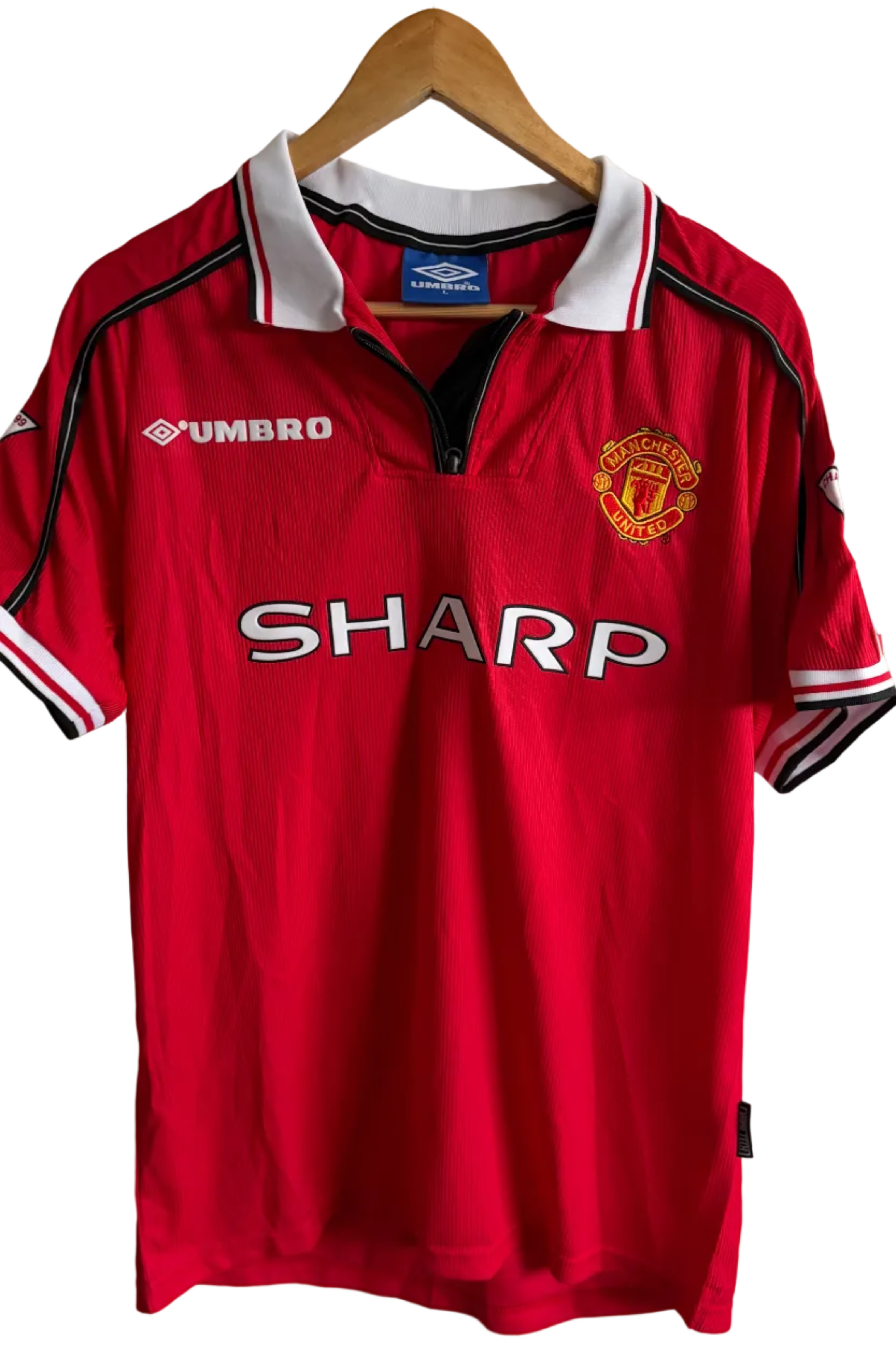Manchester United 1998/99 Home Shirt – Beckham #7 – L