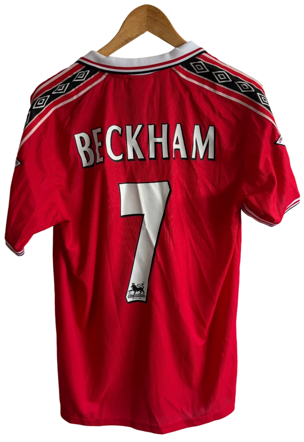 Manchester United 1998/99 Home Shirt – Beckham #7 – L