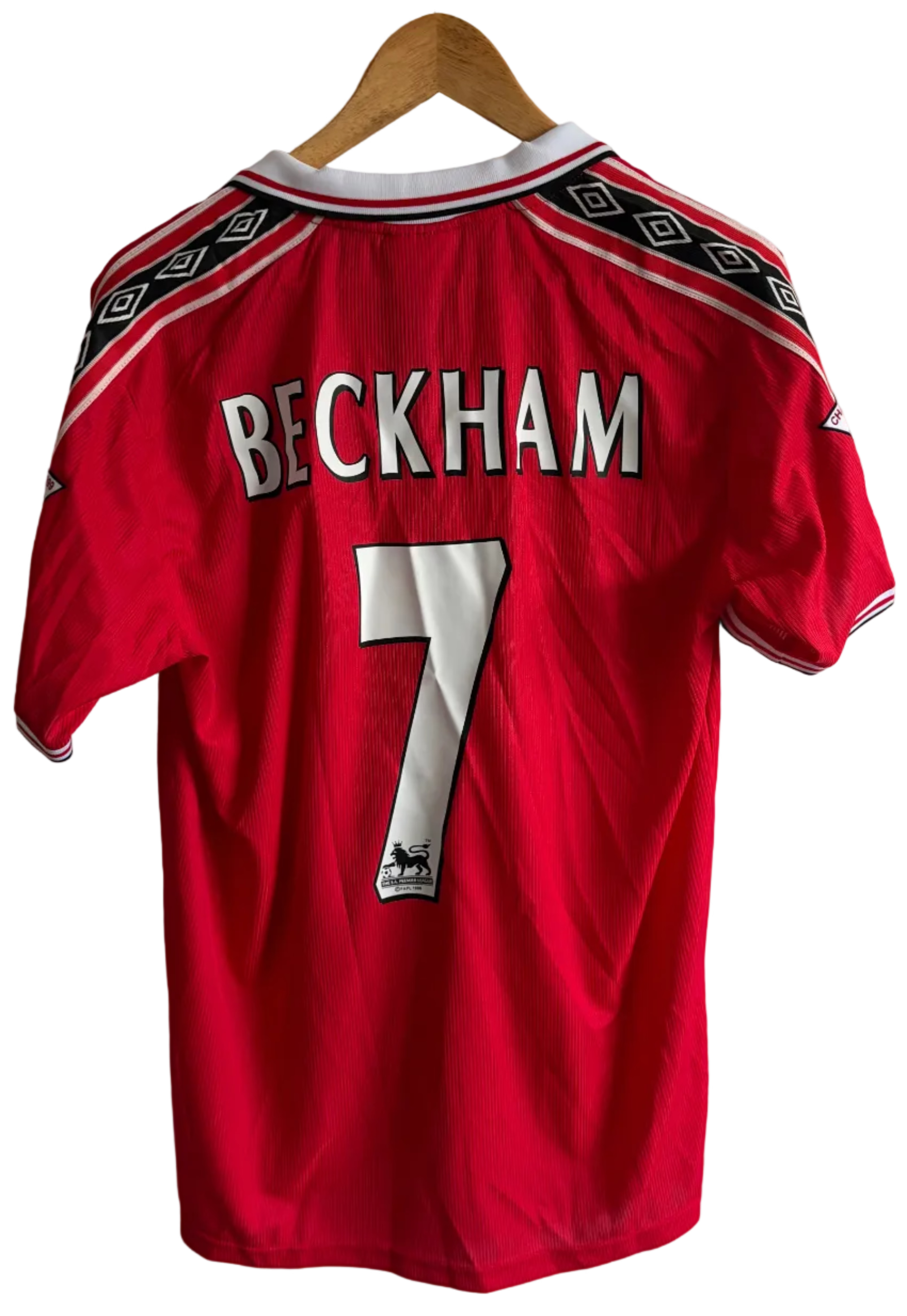 Manchester United 1998/99 Home Shirt – Beckham #7 – L