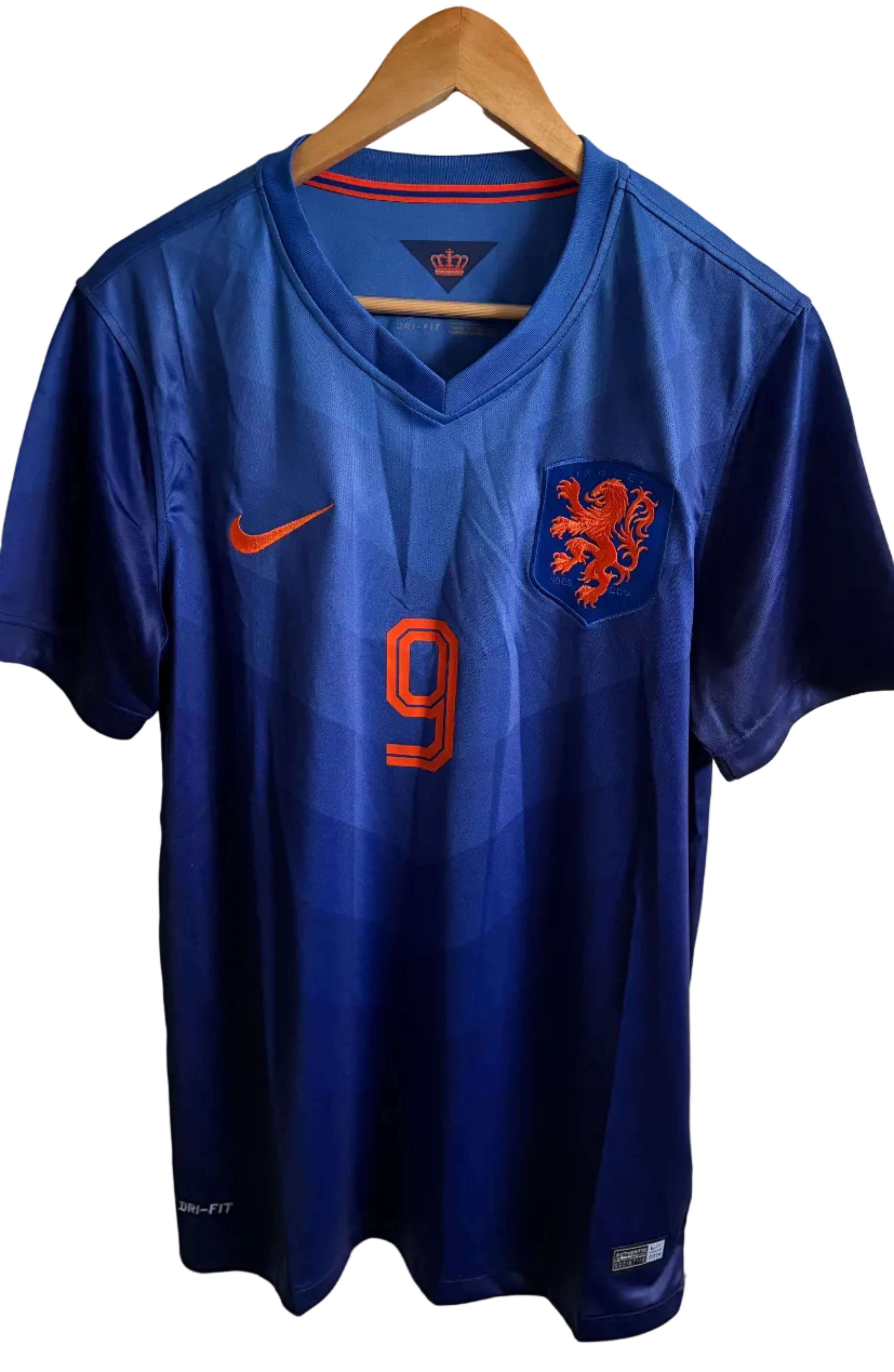 Netherlands 2014 Home Shirt – Van Nistelrooy #9 – M