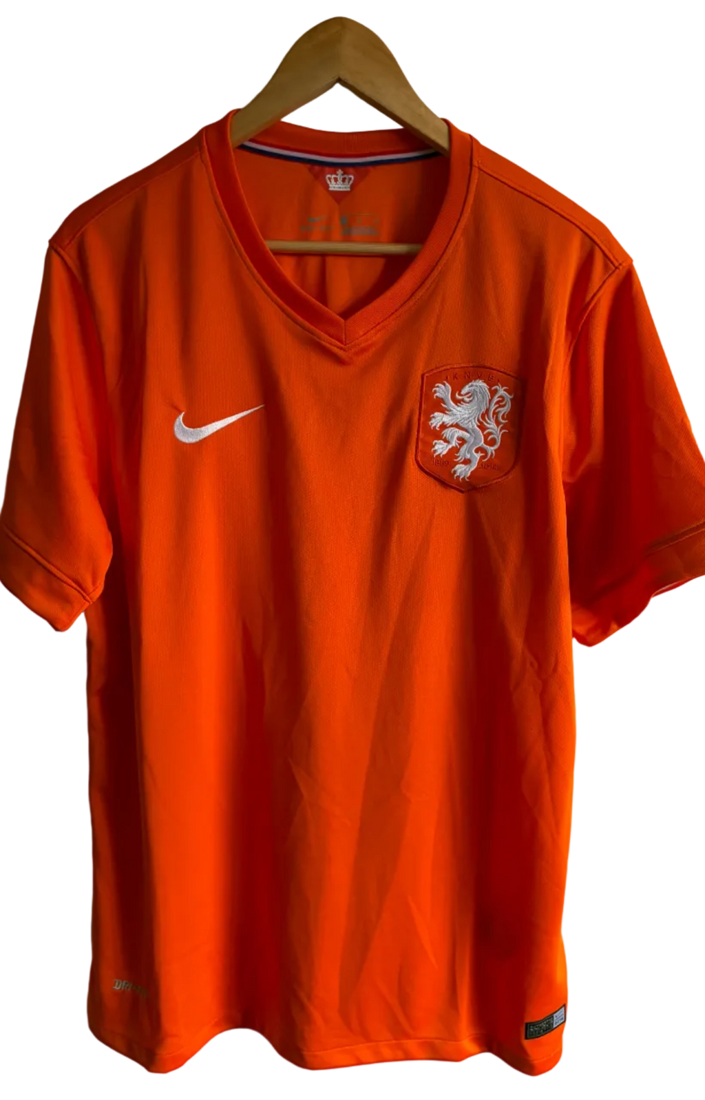 Netherlands 2014 Home Shirt – No Print – L