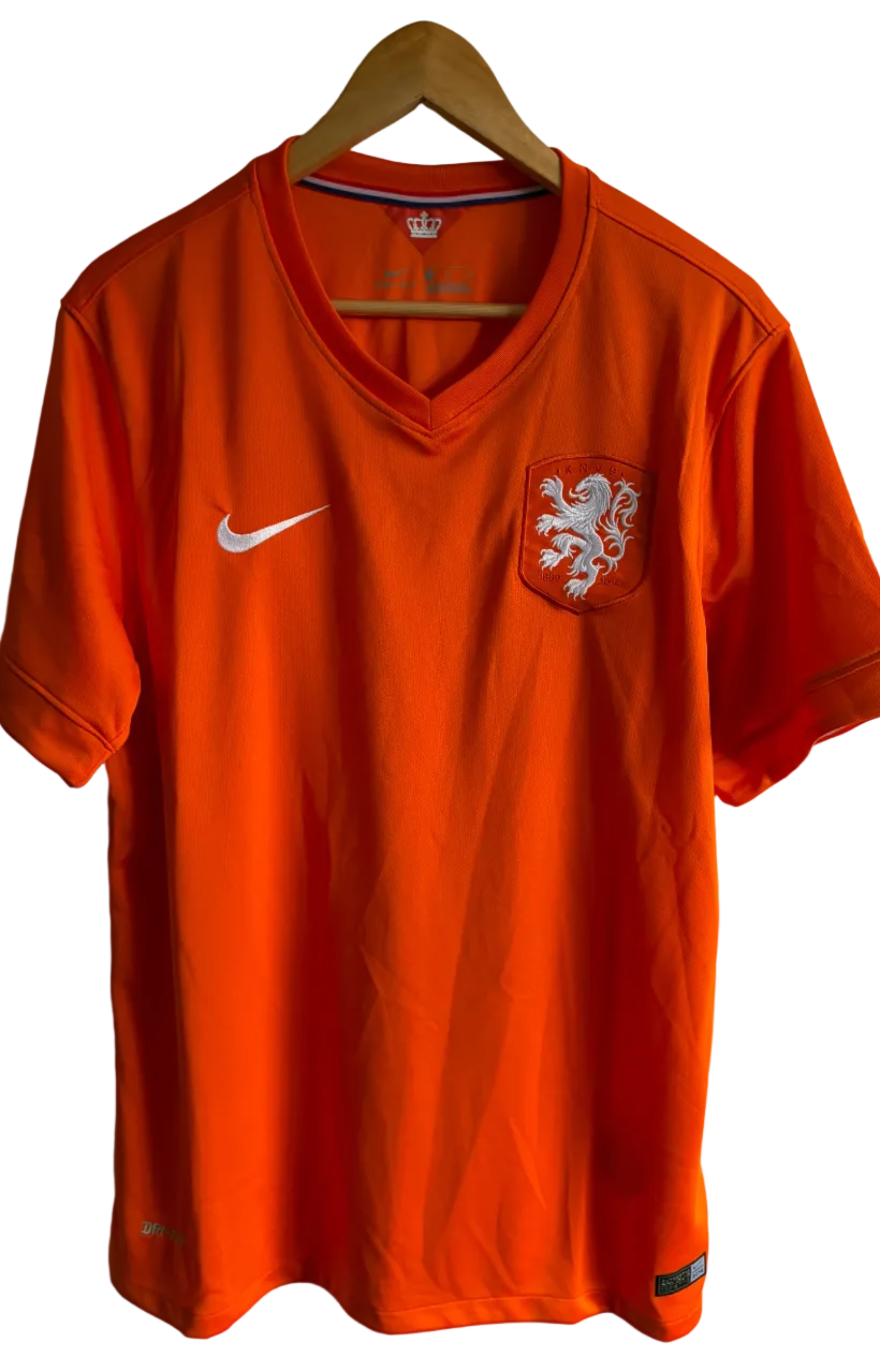 Netherlands 2014 Home Shirt – No Print – L